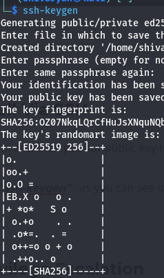 ssh keygen creating our ssh keys for adding on activemq user